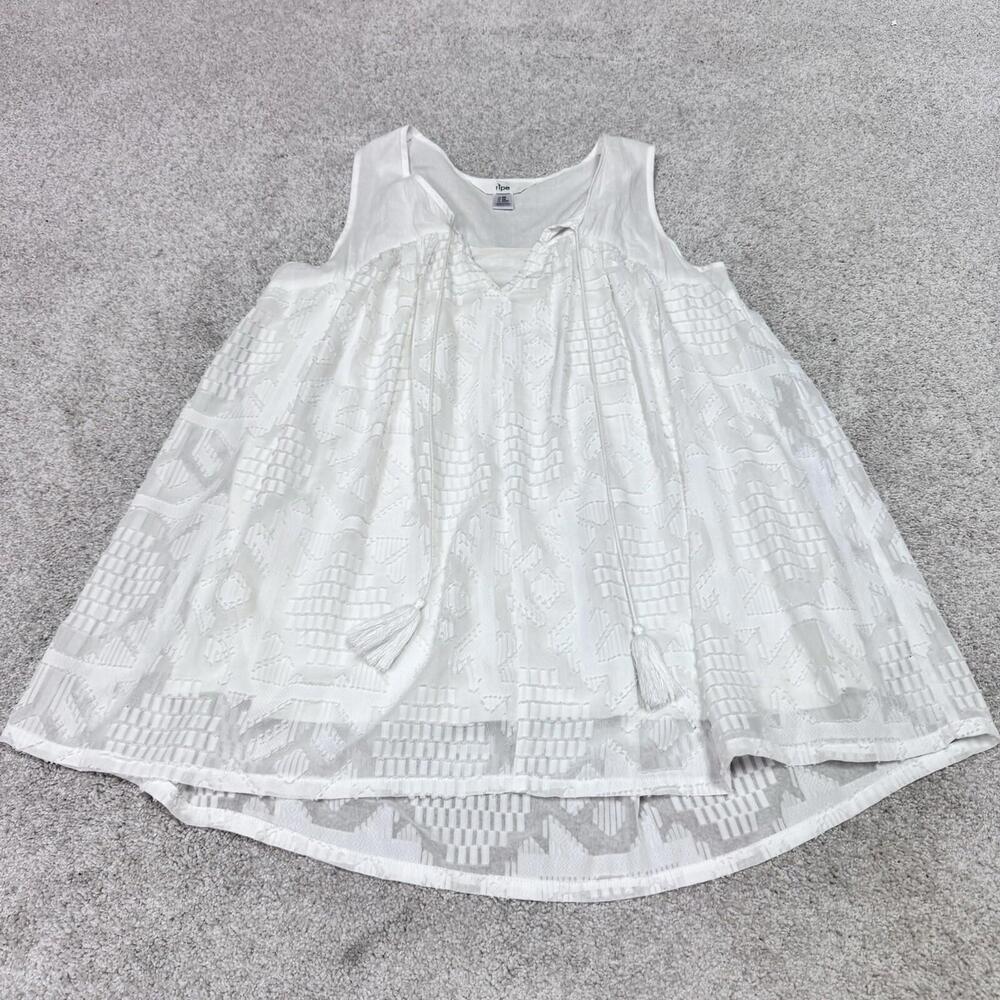 Ripe Blouse Women’s White Sleeveless Size XS